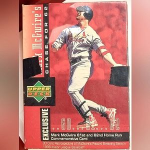 Mark McGwire's Chase for 62 Card Set